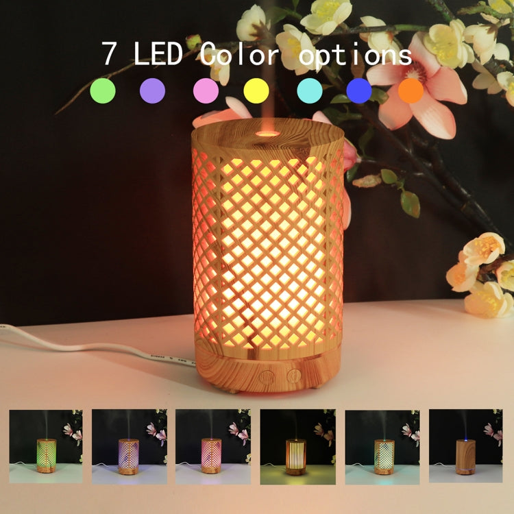 200ml Hollow-out Forest Pattern Wooden Essential Oil Aromatherapy Machine Ultrasonic Humidifier Automatic Alcohol Sprayer, Plug Specification:US Plug(Dark Brown-2) - free shipping - PMC TechLife - Order now!