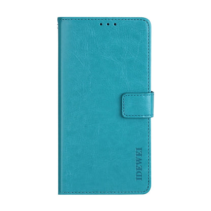 For Meizu 18x idewei Crazy Horse Texture Leather Case with Holder & Card Slots & Wallet(Sky Blue) - Meizu by idewei | Online Shopping South Africa | PMC Jewellery | Buy Now Pay Later Mobicred