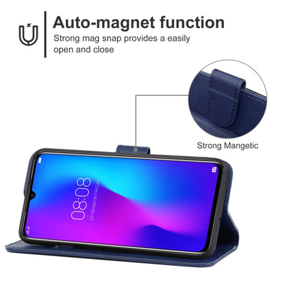 Leather Phone Case For Doogee N20 Pro(Blue) - More Brand by PMC Jewellery | Online Shopping South Africa | PMC Jewellery | Buy Now Pay Later Mobicred