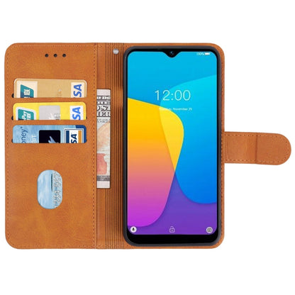 Leather Phone Case For Doogee Y8C / X90(Brown) - More Brand by PMC Jewellery | Online Shopping South Africa | PMC Jewellery | Buy Now Pay Later Mobicred