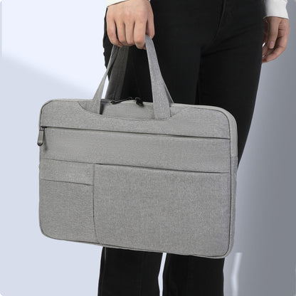 POFOKO C510 Waterproof Oxford Cloth Laptop Handbag For 12-13 inch Laptops(Grey) - 12.1 inch by POFOKO | Online Shopping South Africa | PMC Jewellery | Buy Now Pay Later Mobicred