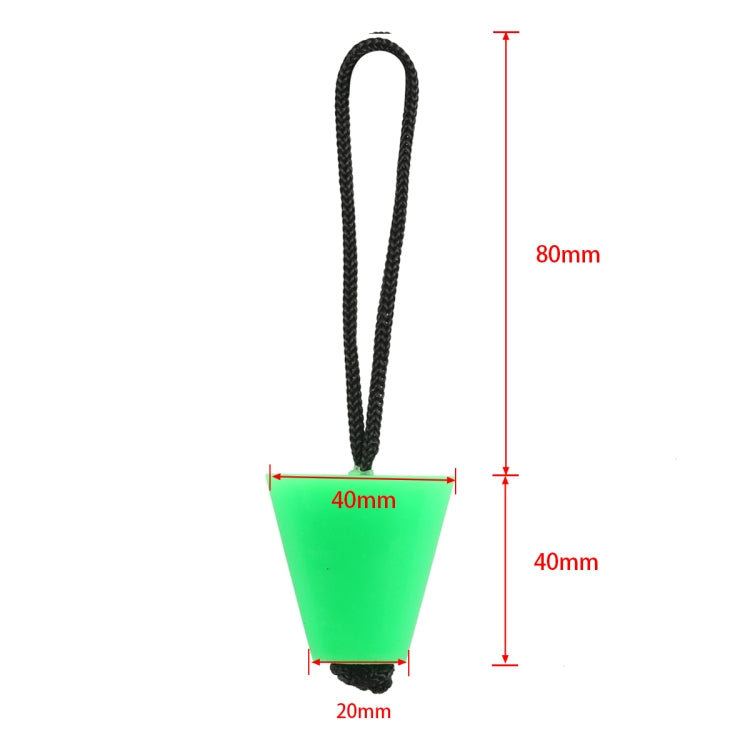 A6702 8 in 1 Green Kayak Silicone Drain Hole Plug - Marine Accessories & Parts by PMC Jewellery | Online Shopping South Africa | PMC Jewellery | Buy Now Pay Later Mobicred