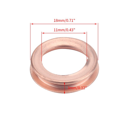 A5422 20 in 1 Car Drain Plug Crush Washer Gaskets 1102601M02 for Nissan - Nuts & Bolts by PMC Jewellery | Online Shopping South Africa | PMC Jewellery | Buy Now Pay Later Mobicred