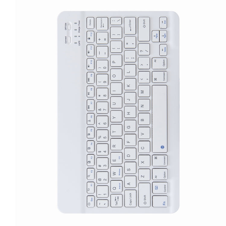 H-097 Bluetooth Keyboard Leather Case with Rear Three-fold Holder For iPad 9.7 2018 & 2017(Rainbow) - free shipping - PMC TechLife - Order now!