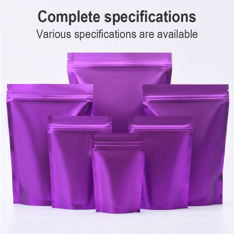 100 PCS/Set Matte Aluminum Foil Snack Stand-up Pouch, Size:10x15+3cm(Sky Blue) - Preservation Supplies by PMC TechLife | Online Shopping South Africa | PMC TechLife | Buy Now Pay Later Mobicred