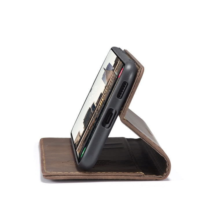 For Samsung Galaxy S22 CaseMe 013 Multifunctional Horizontal Flip Leather Phone Case(Coffee) - Galaxy S22 5G Cases by CaseMe | Online Shopping South Africa | PMC Jewellery | Buy Now Pay Later Mobicred