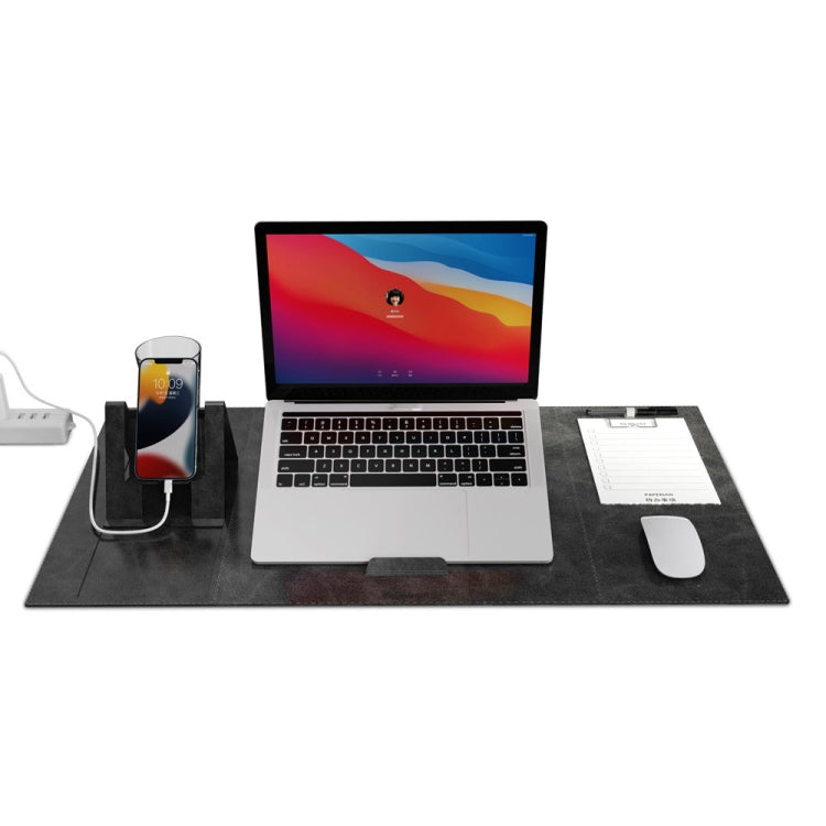 Multifunctional Foldable Phone Bracket Tablet Holder Table Mat(Dark Grey) - Mouse Pads by PMC Jewellery | Online Shopping South Africa | PMC Jewellery | Buy Now Pay Later Mobicred