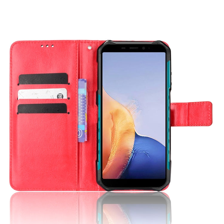 For Ulefone Armor X9 Retro Crazy Horse Texture Leather Phone Case(Red) - Ulefone Cases by PMC Jewellery | Online Shopping South Africa | PMC Jewellery | Buy Now Pay Later Mobicred