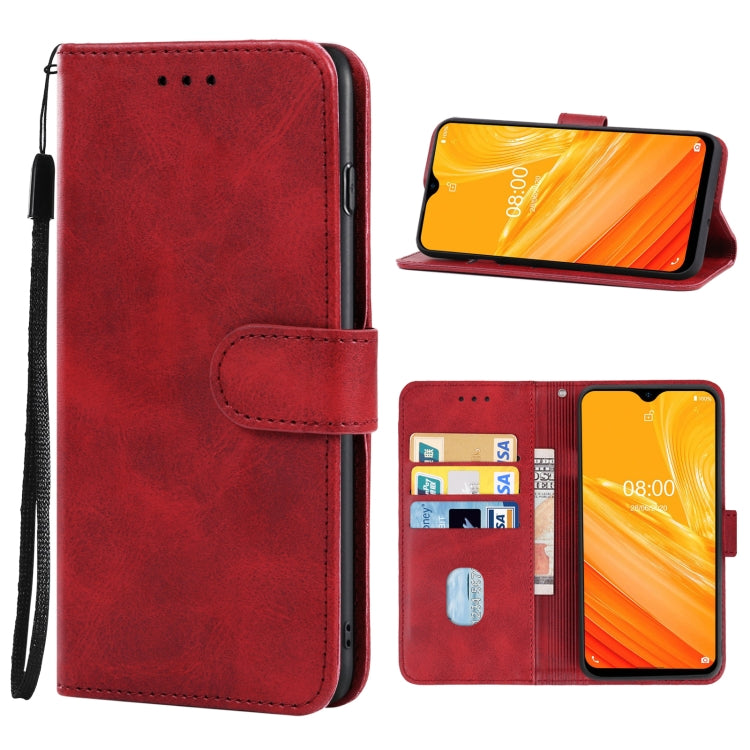 Leather Phone Case For Ulefone Note 8(Red) - Ulefone Cases by PMC Jewellery | Online Shopping South Africa | PMC Jewellery | Buy Now Pay Later Mobicred