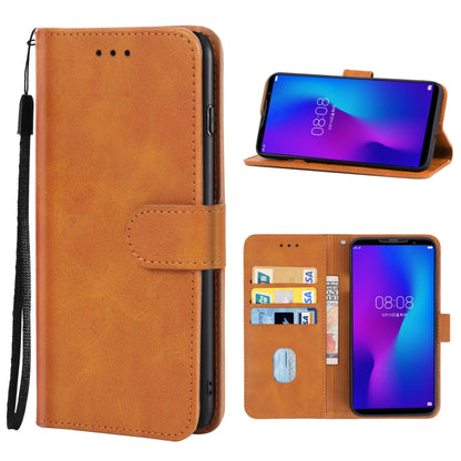 Leather Phone Case For DOOGEE N100(Brown) - Doogee Cases by PMC Jewellery | Online Shopping South Africa | PMC Jewellery | Buy Now Pay Later Mobicred