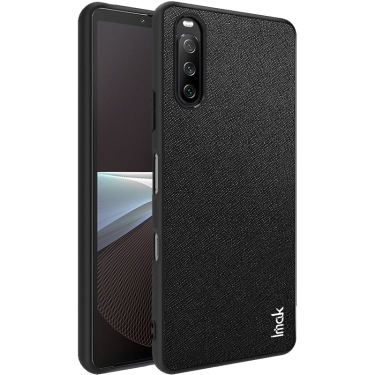 For Sony Xperia 10 III imak LX-5 Series PC + TPU Case with Screen Protector(Cross Texture) - Sony Cases by imak | Online Shopping South Africa | PMC Jewellery