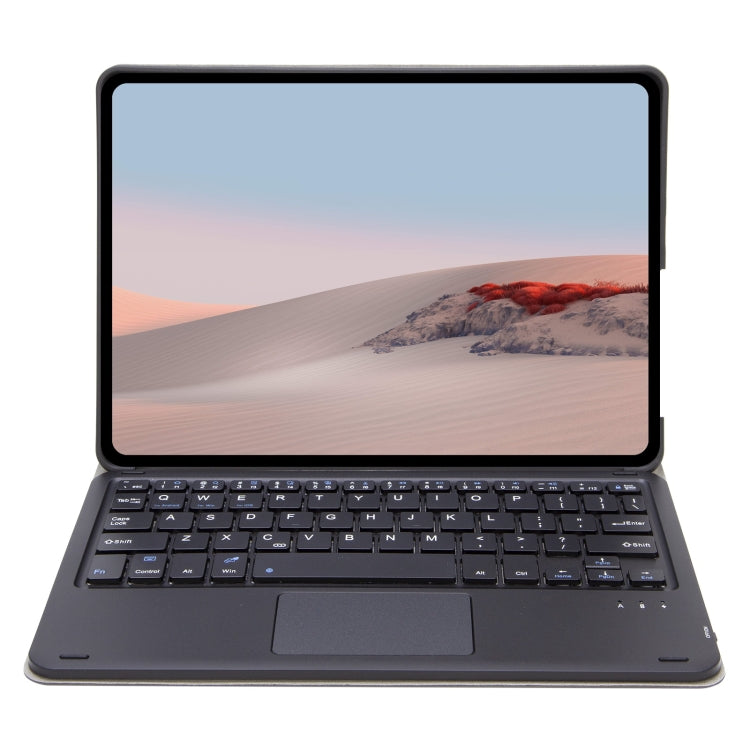 SFGO-A Tree Texture Bluetooth Keyboard Leather Case with Touchpad For Microsoft Surface Go 4 / 3 / 2 / 1(Black + Black) - Others Keyboard by PMC TechLife | Online Shopping South Africa | PMC TechLife