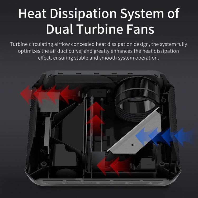 T7i 720P 200 ANSI Home Theater LED HD Digital Projector, Basic Version, UK Plug(Silver Grey) - LED Projector by PMC TechLife | Online Shopping South Africa | PMC TechLife | Buy Now Pay Later Mobicred