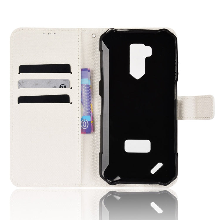 For Ulefone Armor X9 Diamond Texture Leather Phone Case(White) - Ulefone Cases by PMC Jewellery | Online Shopping South Africa | PMC Jewellery | Buy Now Pay Later Mobicred