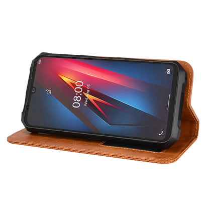 For Ulefone Armor 8 Magnetic Buckle Retro Texture Leather Phone Case(Brown) - Ulefone Cases by PMC Jewellery | Online Shopping South Africa | PMC Jewellery | Buy Now Pay Later Mobicred