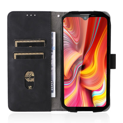 For DOOGEE S96 Pro Skin Feel Magnetic Buckle Calf Texture PU Phone Case(Black) - Doogee Cases by PMC Jewellery | Online Shopping South Africa | PMC Jewellery | Buy Now Pay Later Mobicred