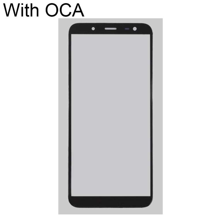For Samsung Galaxy J6 / J600 Front Screen Outer Glass Lens with OCA Optically Clear Adhesive - free shipping - PMc TechLife - Order now!