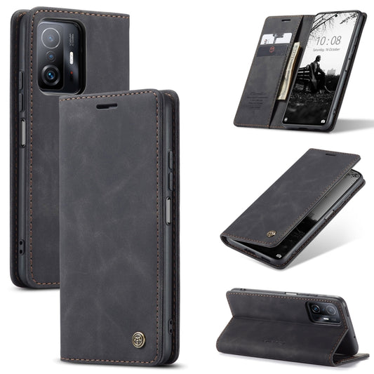 For Xiaomi Mi 11T / 11T Pro CaseMe 013 Multifunctional Leather Phone Case(Black) - Xiaomi Cases by CaseMe | Online Shopping South Africa | PMC Jewellery | Buy Now Pay Later Mobicred