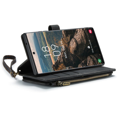 For Samsung Galaxy S22 Ultra 5G CaseMe C30 Multifunctional Phone Leather Case with Holder & Card Slot & Wallet(Black) - Galaxy S22 Ultra 5G Cases by CaseMe | Online Shopping South Africa | PMC Jewellery | Buy Now Pay Later Mobicred