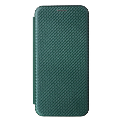 For Ulefone Note 13P Carbon Fiber Texture Horizontal Flip PU Phone Case(Green) - Ulefone Cases by PMC Jewellery | Online Shopping South Africa | PMC Jewellery | Buy Now Pay Later Mobicred