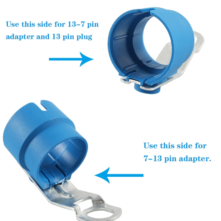 A6950-01 Trailer Plug Holder Connector Retainer(Blue) - Towing Bars by PMC TechLife | Online Shopping South Africa | PMC TechLife | Buy Now Pay Later Mobicred