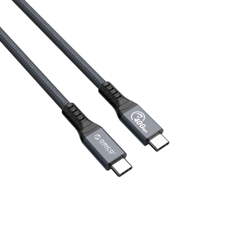 ORICO 40Gbps Thunderbolt 4 USB-C / Tpye-C Data Cable, Cable Length:2m(Grey) - Cable & Adapters by ORICO | Online Shopping South Africa | PMC Jewellery | Buy Now Pay Later Mobicred