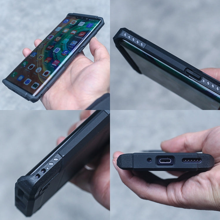 For Huawei Mate 30 Pro 4G / 5G FATBEAR Armor Shockproof Cooling Phone Case(Black) - free shipping - PMC TechLife - Order now!