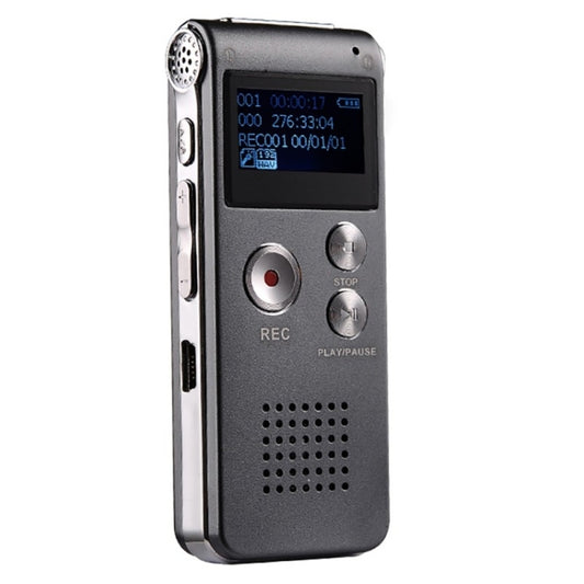 SK-012 16GB USB Dictaphone Digital Audio Voice Recorder with WAV MP3 Player VAR Function(Grey) - Other Style by PMC Jewellery | Online Shopping South Africa | PMC Jewellery | Buy Now Pay Later Mobicred