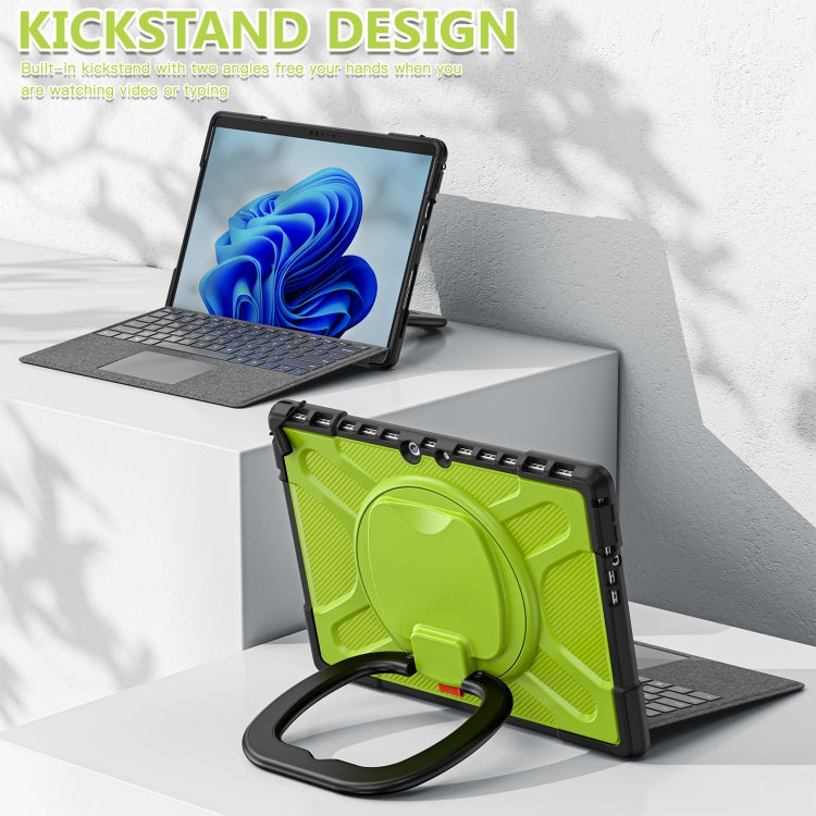 For MicroSoft Surface Pro 8 TPU + PC Tablet Case(Yellow Green) - Others by PMC TechLife | Online Shopping South Africa | PMC TechLife | Buy Now Pay Later Mobicred