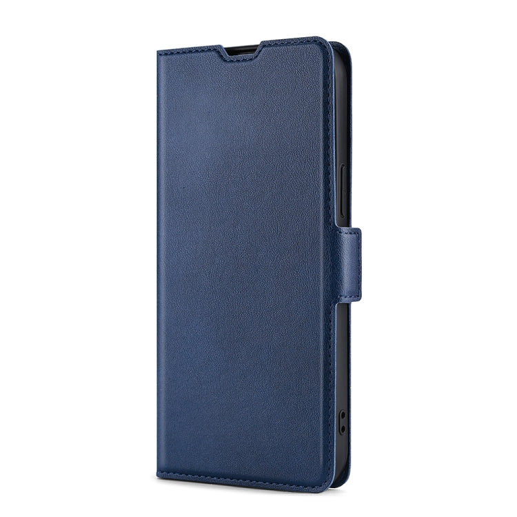 For Doogee N30 Ultra-thin Voltage Side Buckle PU + TPU Leather Phone Case(Blue) - More Brand by PMC Jewellery | Online Shopping South Africa | PMC Jewellery | Buy Now Pay Later Mobicred