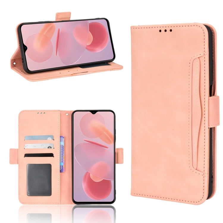 For Ulefone Note 12P Skin Feel Calf Pattern Leather Phone Case(Pink) - Ulefone Cases by PMC Jewellery | Online Shopping South Africa | PMC Jewellery | Buy Now Pay Later Mobicred