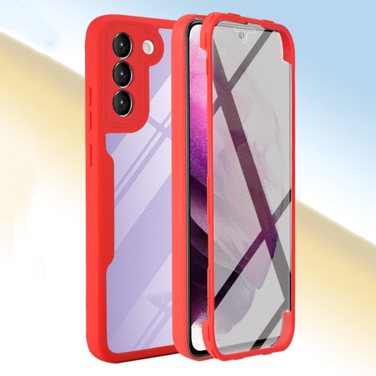 For Samsung Galaxy S22 5G Acrylic + TPU 360 Degrees Full Coverage Shockproof Phone Case(Purple) - Galaxy S22 5G Cases by PMC TechLife | Online Shopping South Africa | PMC TechLife