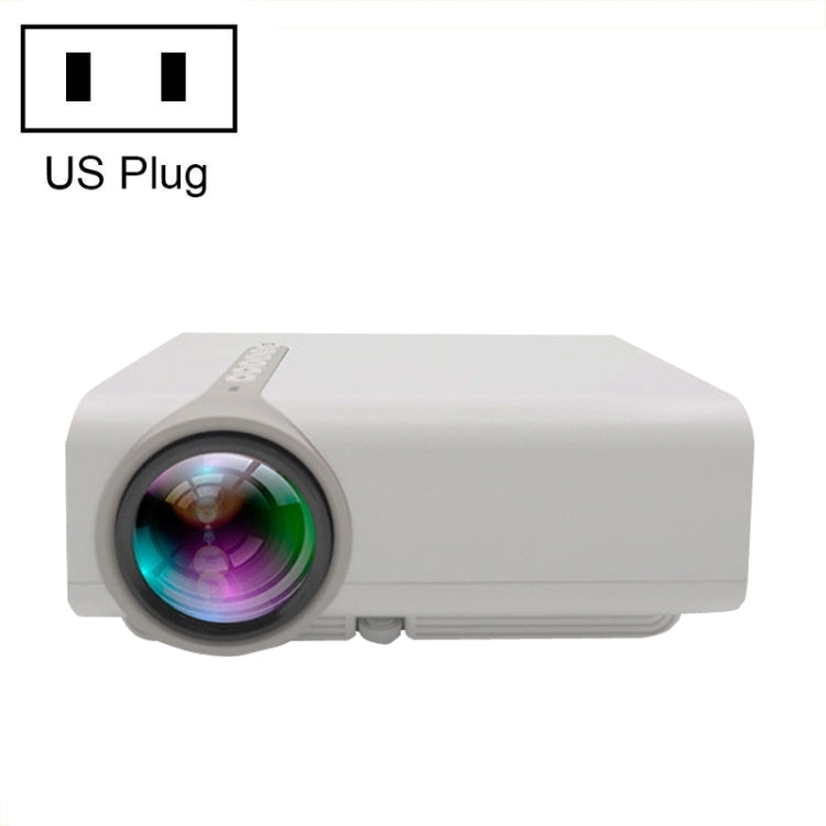 YG530 LED Small 1080P Wireless Screen Mirroring Projector, Power Plug:US Plug(White) - LED Projector by PMC TechLife | Online Shopping South Africa | PMC TechLife | Buy Now Pay Later Mobicred