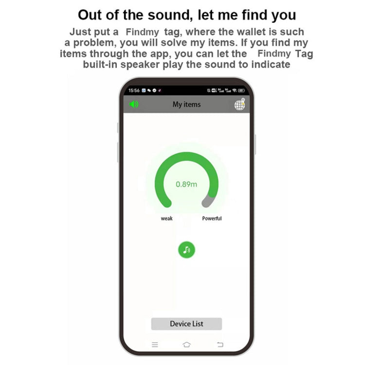 Findmy Tag Square Smart Bluetooth Anti- lost Alarm Locator Tracker(White) - Anti-lost Alarm by PMc TechLife | Online Shopping South Africa | PMc TechLife | Buy Now Pay Later Mobicred