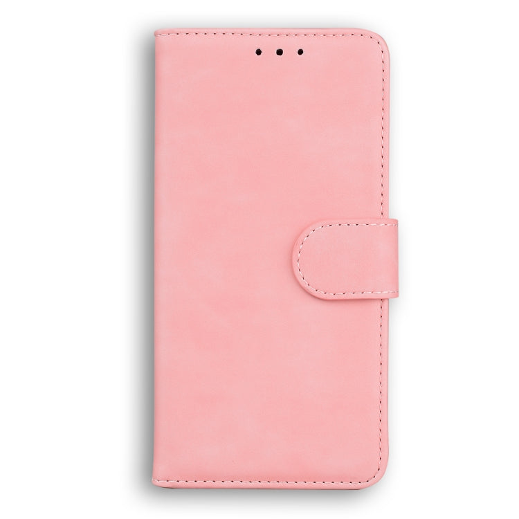 For Blackview A60 Pro Skin Feel Pure Color Flip Leather Phone Case(Pink) - More Brand by PMC Jewellery | Online Shopping South Africa | PMC Jewellery | Buy Now Pay Later Mobicred