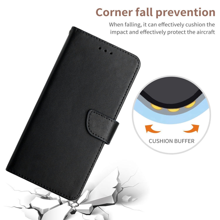 For Google Pixel 6a Genuine Leather Fingerprint-proof Horizontal Flip Phone Case(Black) - Google Cases by PMC TechLife | Online Shopping South Africa | PMC TechLife