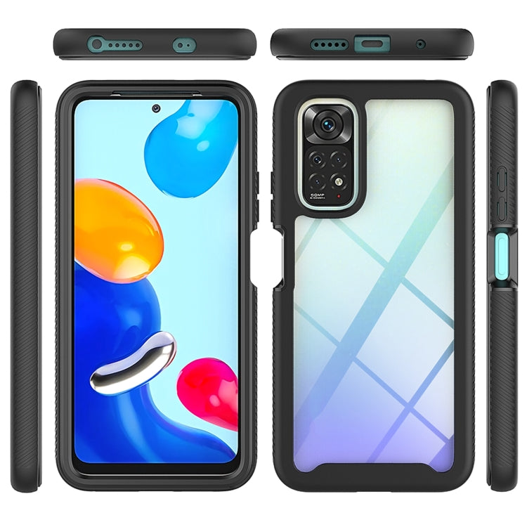 For Xiaomi Redmi Note 11 Global / Note 11S Starry Sky Solid Color Series PC + TPU Phone Case(Purple) - Xiaomi Cases by PMC TechLife | Online Shopping South Africa | PMC TechLife | Buy Now Pay Later Mobicred
