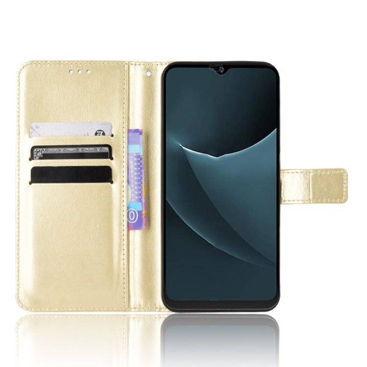 For Blackview A95 Retro Crazy Horse Texture Leather Phone Case(Gold) - More Brand by PMC TechLife | Online Shopping South Africa | PMC TechLife | Buy Now Pay Later Mobicred