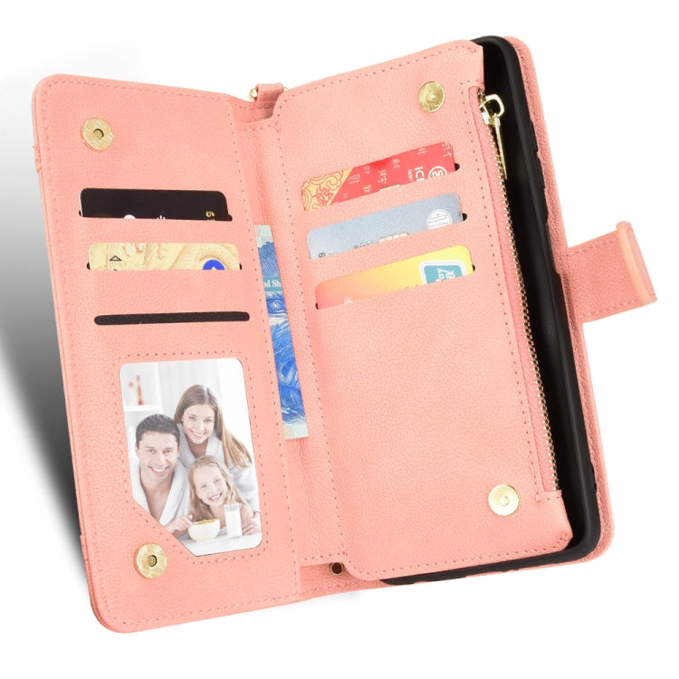 For Doogee S88 Pro / S88 Plus Litchi Texture Zipper Leather Phone Case(Pink) - Doogee Cases by PMC TechLife | Online Shopping South Africa | PMC TechLife | Buy Now Pay Later Mobicred