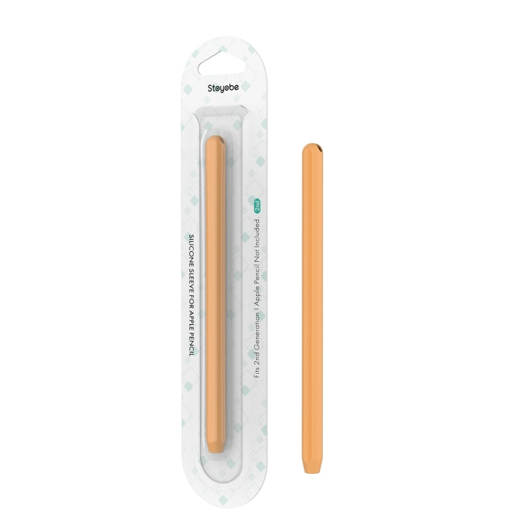 DUX DUCIS Stoyobe Ultra-thin Silicone Protective Case for Apple Pencil Pro / 2(Orange) - Pencil Accessories by DUX DUCIS | Online Shopping South Africa | PMC Jewellery | Buy Now Pay Later Mobicred