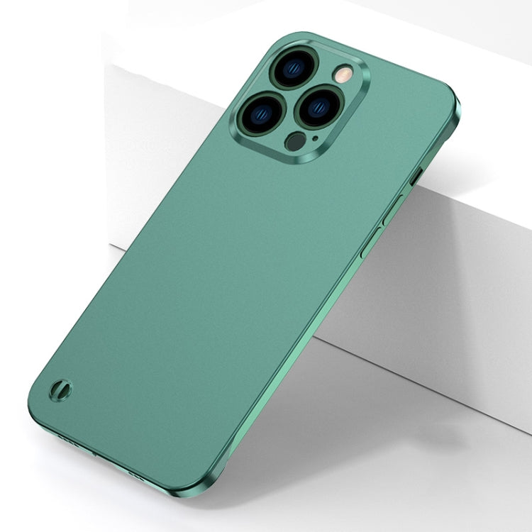 For iPhone 13 Pro Max Electroplating Frosted Frameless Phone Case (Green) - iPhone 13 Pro Max Cases by PMC Jewellery | Online Shopping South Africa | PMC Jewellery | Buy Now Pay Later Mobicred