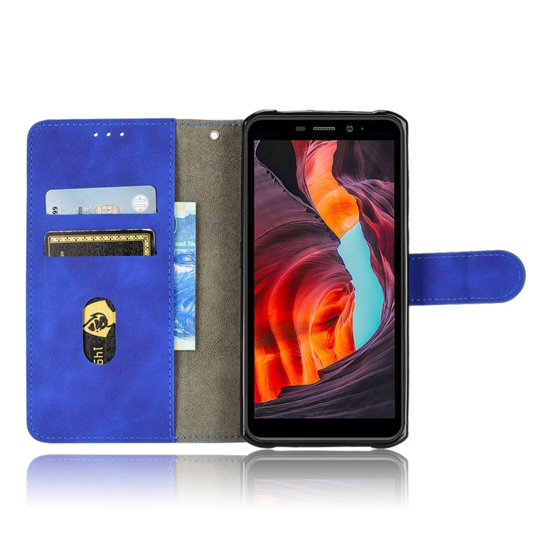 For Ulefone Armor X10 Skin Feel Magnetic Flip Leather Phone Case(Blue) - Ulefone Cases by PMC Jewellery | Online Shopping South Africa | PMC Jewellery | Buy Now Pay Later Mobicred