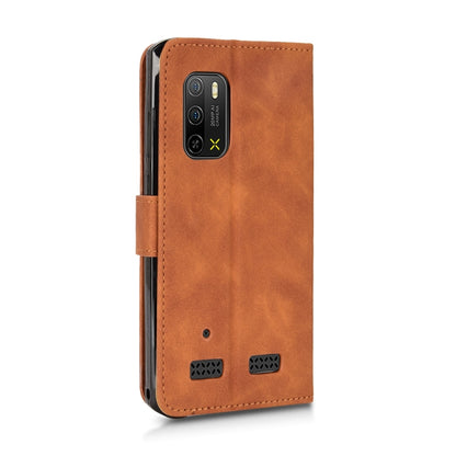 For Ulefone Armor X10 Skin Feel Magnetic Flip Leather Phone Case(Brown) - Ulefone Cases by PMC Jewellery | Online Shopping South Africa | PMC Jewellery | Buy Now Pay Later Mobicred