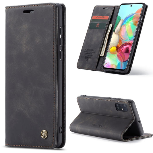 For Galaxy A71 CaseMe Multifunctional Horizontal Flip Leather Case, with Card Slot & Holder & Wallet(Black) - Galaxy Phone Cases by CaseMe | Online Shopping South Africa | PMC Jewellery | Buy Now Pay Later Mobicred