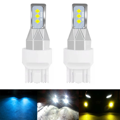 1 Pair 7443 DC 12V-24V 12W 1800LM Car LED Fog Light(White Light) - Fog / Driving Lights by PMC Jewellery | Online Shopping South Africa | PMC Jewellery | Buy Now Pay Later Mobicred