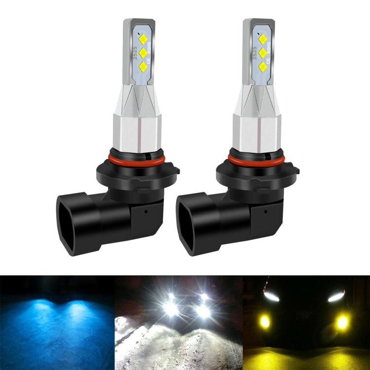 1 Pair 9005 DC 12V-24V 12W 1800LM Car LED Fog Light(Yellow Light) - Fog / Driving Lights by PMC Jewellery | Online Shopping South Africa | PMC Jewellery | Buy Now Pay Later Mobicred