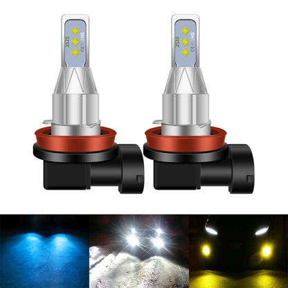 1 Pair H16JP DC 12V-24V 12W 1800LM Car LED Fog Light(Ice Blue Light) - Fog / Driving Lights by PMC Jewellery | Online Shopping South Africa | PMC Jewellery | Buy Now Pay Later Mobicred