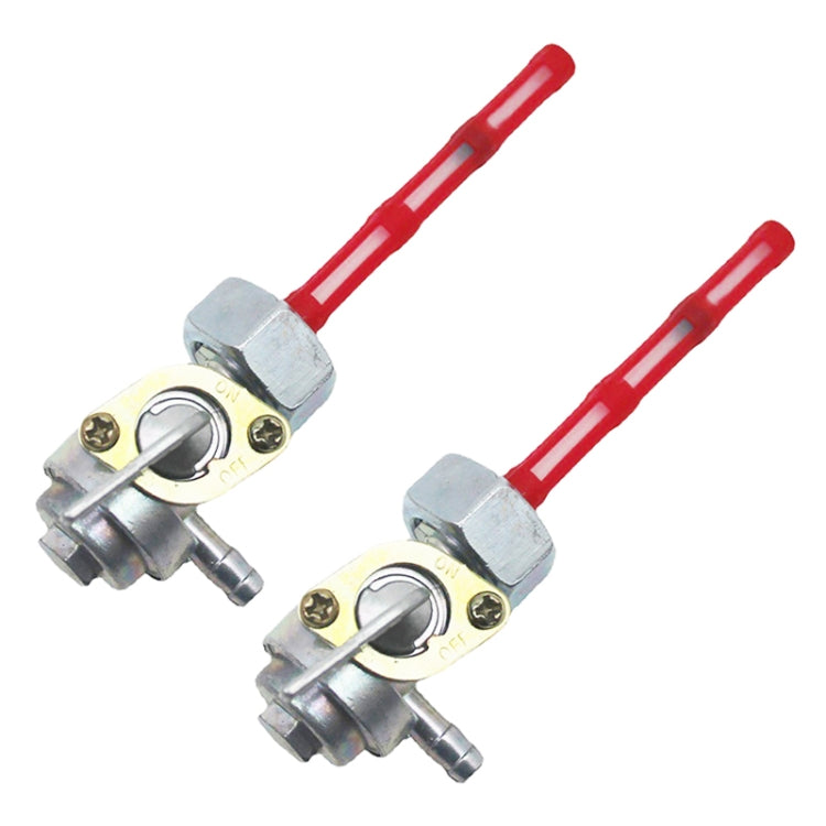 2 PCS Motorcycle Fuel Tap Valve Petcock Fuel Tank Gas Switch for Honda CB400/CB500/CB550/CB750(Red) - Replacement Parts by PMC Jewellery | Online Shopping South Africa | PMC Jewellery | Buy Now Pay Later Mobicred