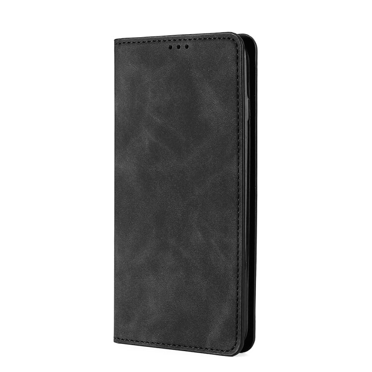 For Blackview A50 Skin Feel Magnetic Horizontal Flip Leather Phone Case(Black) - More Brand by PMC Jewellery | Online Shopping South Africa | PMC Jewellery