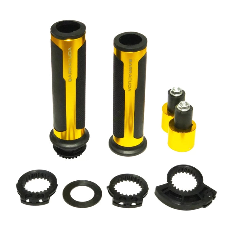 Motorcycle Modification Accessories Hand Grip Cover Handlebar Set(Gold) - Grips by PMC TechLife | Online Shopping South Africa | PMC TechLife